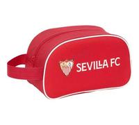Shein Neceser 1 Asa Adaptable a Carro Sevilla Fc Ligero y Funcional - Neceser Infantil, Pequeño y Con Asa Lateral, Cierre de Cremallera y Licencia Oficial -