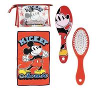 Shein Neceser Aseo Viaje Accesorios Mickey con Peine, Toalla y Bolsa de Mickey - Neceser Aseo Mickey para Viaje o Escuela