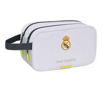 Shein Neceser Real Madrid Equipación 25/26 Pequeño y Ligero - Estuche de Aseo Con Cierre de Cremallera, Forro Interior y Compartimento Espacioso - Neceser C