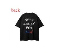 Shein Need Money For BMW - Graphic Unisex T-shirt, Men's 100% Cotton T-Shirt - Soft Breathable Casual Tee - Basic Round Neck Short Sleeve Top