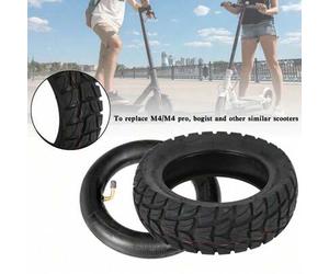 Shein Neumático exterior todoterreno de 10x3 "/255x80 + tubo interior para KUGOO M4 Zero, etc. 80/65-6