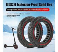 Shein Neumático sólido de repuesto de 8.5*2.0 pulgadas para M365/1S/PRO2/Pro Scooter eléctrico, neumático de panal a prueba de pinchazos, neumático de repue