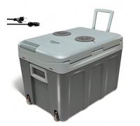 Shein Nevera Portátil Eléctrica de Viaje ✅ Envíos 24/48h ✅ Coche, Camping, 40 L, Conexión 12V y 220V, Enfría y Calienta, Briebe, CF1155, Gris