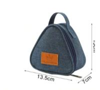 Shein New Triangular Insulation Bag Mini Aluminum Foil Student Rice Ball Bag Cute Portable Lunch Box Outdoor Lunch Bag