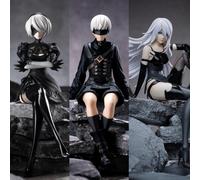 Shein Nier Automata 2B 9S A2 Anime Fig Fig, Estatua coleccionable, Decoración de habitación, Regalo de Navidad