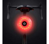 Shein NK Luz Trasera LED Bicicleta - 5 Modos de Luz, Recargable, Puerto Carga DC5V 1A, Micro USB, IPX5 Resistencia Agua, Ligera y Duradera, Fácil Instalació
