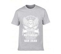 Shein "No puedes comprar la felicidad, pero puedes comprar una motocicleta y eso se acerca mucho a ella" Camiseta de diseño Camisetas de algodón para hombre