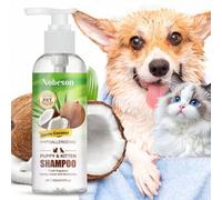 Shein Nobeson Champú de 150ml con Aceite de Coco para Gatos y Perros - Fórmula Natural con Limpieza Suave, Hidratante, Beneficios para el Baño, Apto para