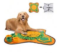 Shein Nobleza Alfombra Olfativa Juego de Inteligencia para Perros, Juguete Interactivos Snuffle Mat para Perros, Estera de Alimentación Lenta Portátil para