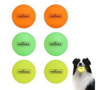 Shein Nobleza Pelota Juguete Perro, 6 unidads Pelota Luminosa Perros, Pelota Interactiva para Perros, Apto para Todas las Razas de Perros, Luminosa en la Os