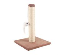 Shein Nobleza - Poste rascador para gatos de sisal con juguete, Pequeño, Juguetes para gatos Color Gris. Medidas: 25 * 25 * 35 cm