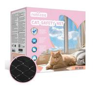 Shein Nobleza Red Gatos Terraza 8x3m, Transparente Red para Gatos, Red Protección para Gatos Apto para Interior o Exterior Balcón Ventana Patio Escaleras