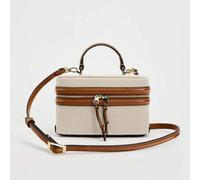 Shein Novedades de primavera 2024 Bolsa de hombro estructurada negra para mujer