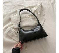 Shein Nueva bolsa de moda retro en forma de media luna. Apertura con cremallera, Body suave, correa ajustable, capacidad pequeña y peso ligero. Bolso minima