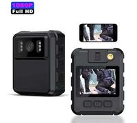 Shein Nueva cámara portátil de aplicación de la ley HD 1080P con múltiples funciones, equipada con visión nocturna, pantalla HD de 2.0 pulgadas y batería in