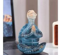 Shein Nueva estatua de tortuga para meditación y yoga, para meditación y contemplación, estatua de tortuga para colección, estatua de tortuga zen para decor