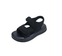 Shein Nuevas sandalias de verano para niños, sandalias deportivas ultraligeras de suela blanda y antideslizante, sandalias unisex negras para niños, sandali