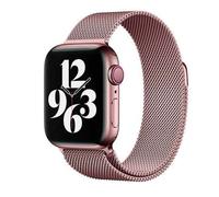 Shein Nuevo brazalete de reloj magnético de acero inoxidable Milanese en forma de anillo. Es unisex y adecuado para relojes de 45/49/38/40/41/42/44mm. Es co