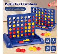 Shein Nuevo lanzamiento 2025 - 1 Set - Conecta Cuatro - Juego de mesa plegable y portátil - Juguetes de competición - Juegos de mesa - Clásico juego estraté