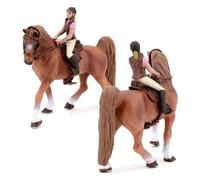Shein Nuevo: Modelos realistas de animales salvajes, Set de Caballos (Semental, Caballo Blanco, Caballo de Mil Millas), Modelos de Granja, Accesorios de Jin