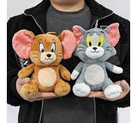 Shein Nuevo muñeco de peluche clásico de Tom y Jerry de 19 cm - Regalo ideal para fans de la película y niños, coleccionista de muñecos de peluche de la ser