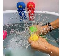 Shein Nuevo Pulpo de Agua para Rociar 2025, Colores Vívidos, Aprieta para Rociar Agua, Adecuado para Piscina, Playa, Accesorios de Juego en el Agua, Esencia