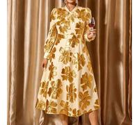 Shein Nuevo vestido negro casual y cómodo para señoritas, vestido versátil de talla grande adecuado para primavera, otoño e invierno