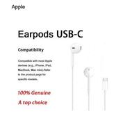 Shein Nuevos audífonos con cable originales de Apple/Apple EarPods con micrófono (USB-C) para karaoke y teléfonos móviles