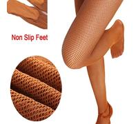 Shein Nuevos pantalones de red sólidos profesionales para baile latino, pantalones exclusivos de competición con tirantes y suela antideslizante con línea d