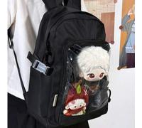 Shein Nuevos regalos de regreso a la escuela 2025 Mochila para adolescentes Mochila Kawaii Ita Mochila de unicolor simple Bolsa transparente clara Bolsa esc