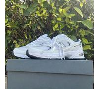 Shein Nuevos Tenis Casuales S-Balance MR530SG Clásicos Retro de Malla y Cuero Sintético, Blanco y Plateado Unisex