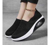 Shein Nuevos Zapatos De Baile Cuadrado Deportivo Y Casuales, De Moda, Cómodos De Poner Ya Que Son Sin Cierre. Fabricados Con Tela Transpirable, Suela Gruesa