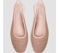 Shein Nuevos zapatos planos de mujer premium con rafia, cómodos y con estilo, lindos para usar a diario, vacaciones y verano