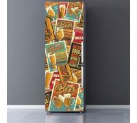 Shein Oedim Vinilo Frigorífico Sellos Cervezas | varias medidas | Adhesivo Resistente | Pegatinas de Nevera Económicas y Elegantes | Vinilo Nevera