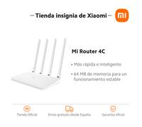 Shein Oficial | Mi Router 4c | 4 Antenas Omnidireccionales Para Una Experiencia Más Rápida E Inteligente | Antenas Externas Para Una Mejor Intensidad De Señ