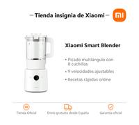 Shein Oficial | Xiaomi Smart Blender | Triturado Multiángulo Con 8 Cuchillas | Doble Modo De Mezcla En Frío Y En Caliente | 9 Velocidades Ajustables | Aisla
