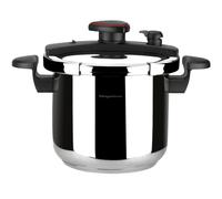 Shein Olla a presión Astra súper rápida, fácil de usar, de acero inoxidable 18/10, adecuada para todo tipo de cocinas, inducción completa, 5 sistemas de seg