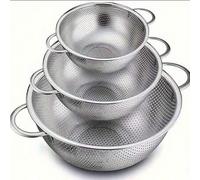 Shein Olla de filtro de cocina de acero inoxidable, cesta de filtro de cocina duradera, perfecta para frutas, verduras, pasta, sin necesidad de montaje, uti