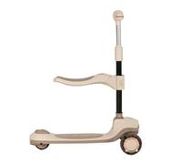 Shein Olmitos - Patinete Infantil Evolutivo 2 en 1 Roller : Correpasillos con Sillín Plegable y Ajustable, Ruedas con Luz, Manillar Ergonómico y Freno Trase