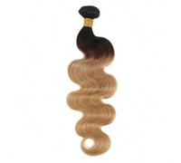 Shein Ombre 3 Color 1B / 4/27 # Body Wave Virgin Paquetes de armadura de cabello humano Ombre Three Tone Color Ondulado Trama de cabello 100g