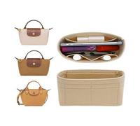 Shein Organizador de bolso de inserción para bolso mini, organizador de bolso que se ajusta a bolsos de tote pequeños, bolso tímido, organizador interior de