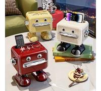 Shein Organizador de caja de pañuelos de plástico multifuncional con diseño de tapa elevable, contenedor de almacenamiento para sala de estar, mesa de comed