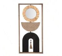 Shein ORIGEN Home Decor Cuado Pared Placas De Madera | Placa de Madera Marrón - 70x34x3cm