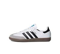 Shein Originales Samba OG, parte superior suave, cómodos, zapatos de skate de corte bajo, unisex, negro/blanco/gris