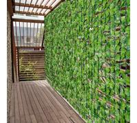 Shein Outsunny Seto Artificial en Rollo 3x1,5 m para Valla Balcón Barandilla Valla de Privacidad Planta Decorativa PE