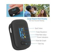 Shein Oxímetro de pulso para uso doméstico, monitor de saturación de oxígeno en sangre de dedo, pulsioxímetro de frecuencia cardíaca