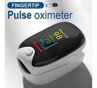 Shein Oxímetro de pulso portátil para el dedo, mide la saturación de oxígeno (SpO2) y el monitor de frecuencia cardíaca