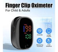 Shein Oxímetro de pulso portátil para el dedo, mide la saturación de oxígeno (SpO2) y el monitor de frecuencia cardíaca