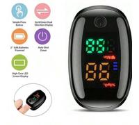 Shein Oxímetro digital de dedo con pantalla LED, monitor de saturación de oxígeno en sangre (SpO2) y frecuencia del pulso preciso, oxímetro de pulso portáti