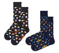 Shein Pack 2 Happy Socks ice cream y flamingo